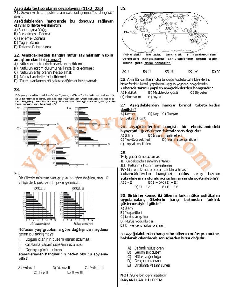coğrafyasoruları