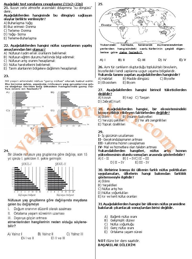 coğrafyasoruları